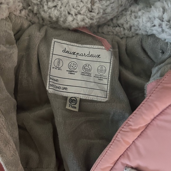 Deux par Deux infant snowsuit - Picture 2 of 2